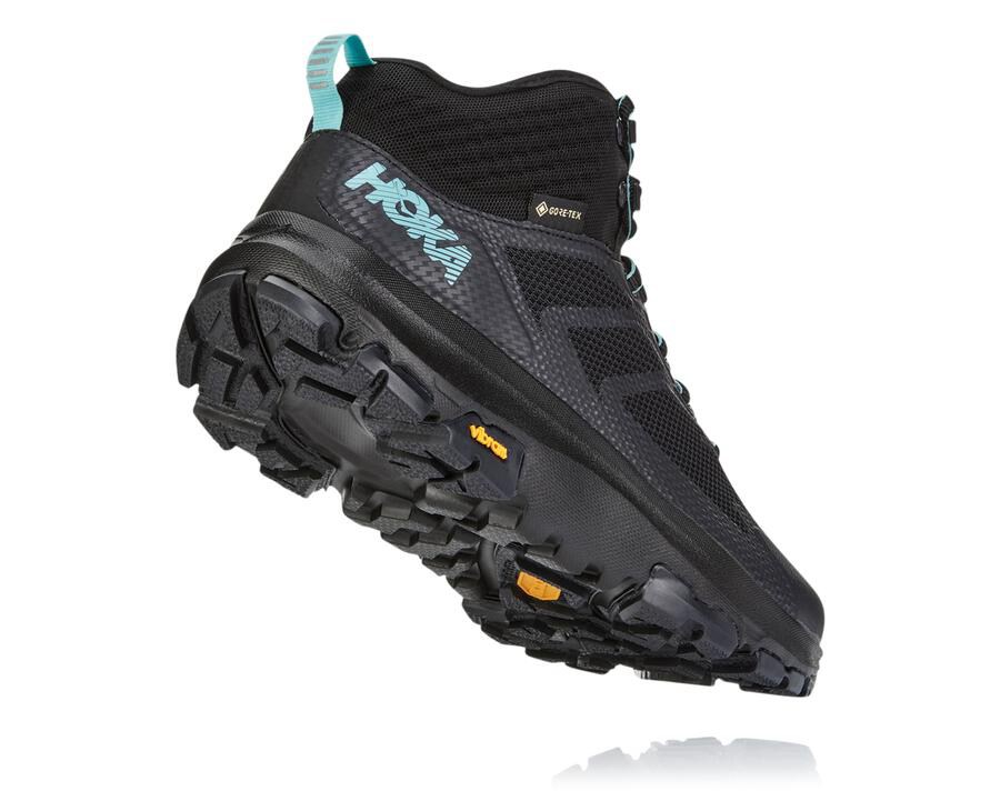 Hoka One One Yürüyüş Botları Kadın Siyah - Toa Gore-Tex - TY7218095